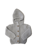 Pima Cotton Knit Waffle Hoody in Pearl Blue - Blissfully Lavender BoutiqueDear Hayden