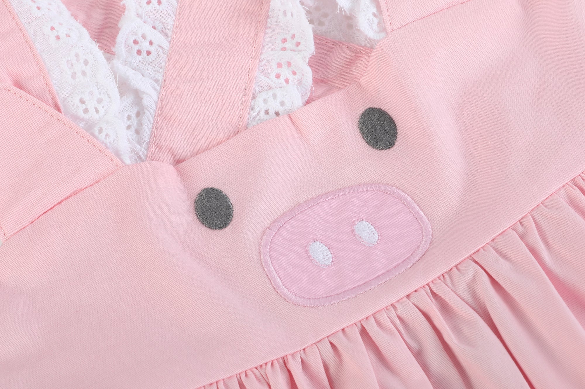Pink Piggy Lace Dress