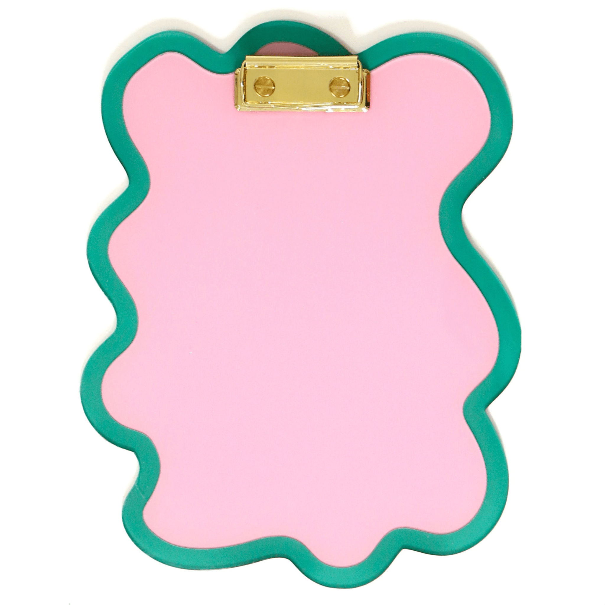 Pink and Teal Squiggle Clipboard - Blissfully Lavender BoutiqueKailo Chic