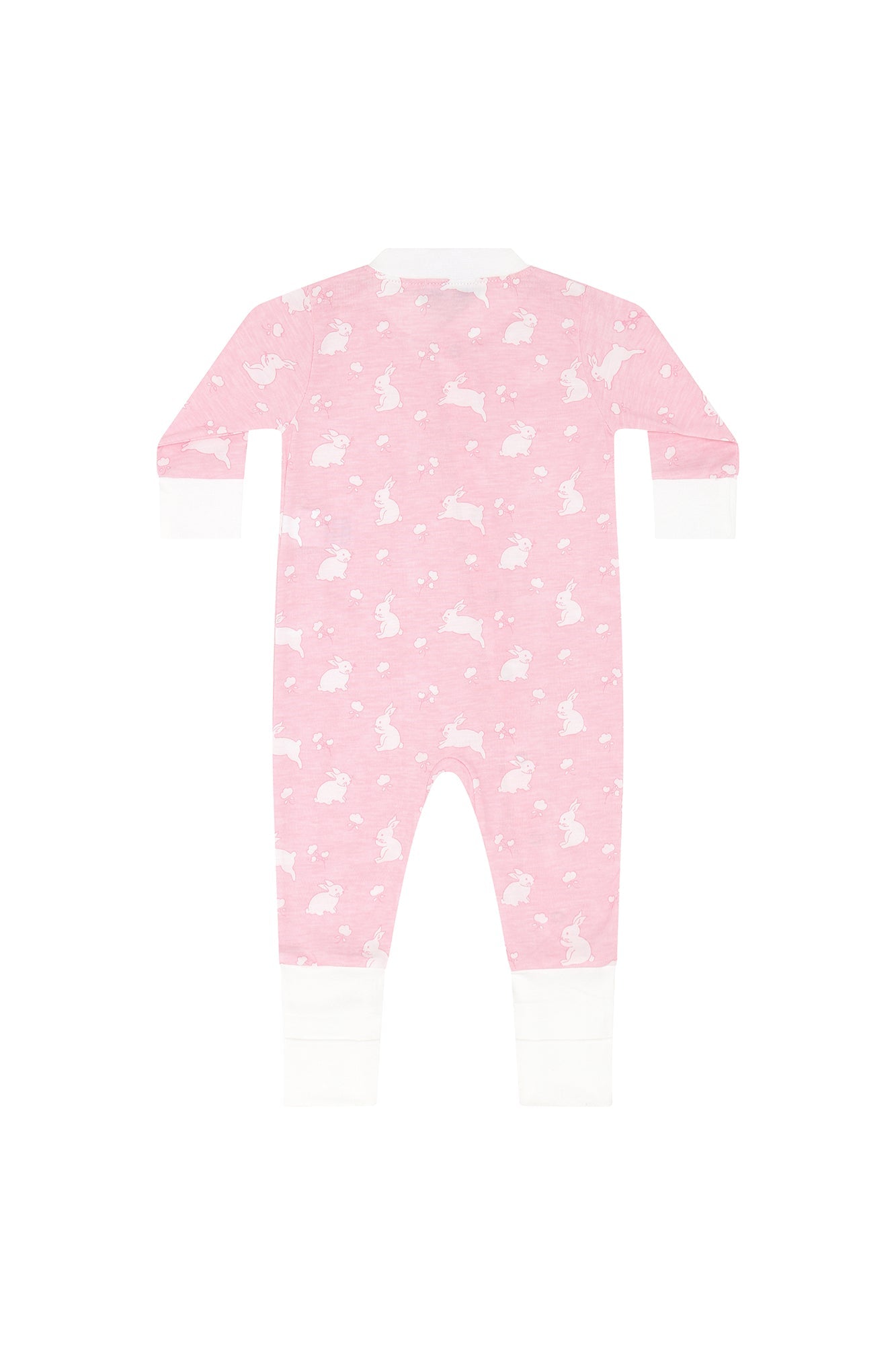 Pink Bunny Cotton Coverall