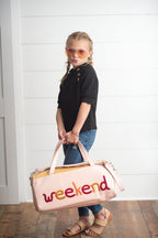 Pink Colorblock Weekend Duffel Bag - Blissfully Lavender BoutiqueOopsie Daisy