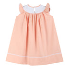 Pink Flamingo Smocked Bishop Dress