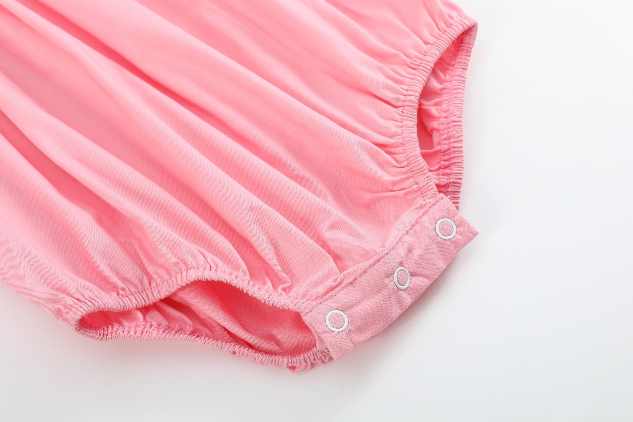 Pink Hearts Smocked Romper