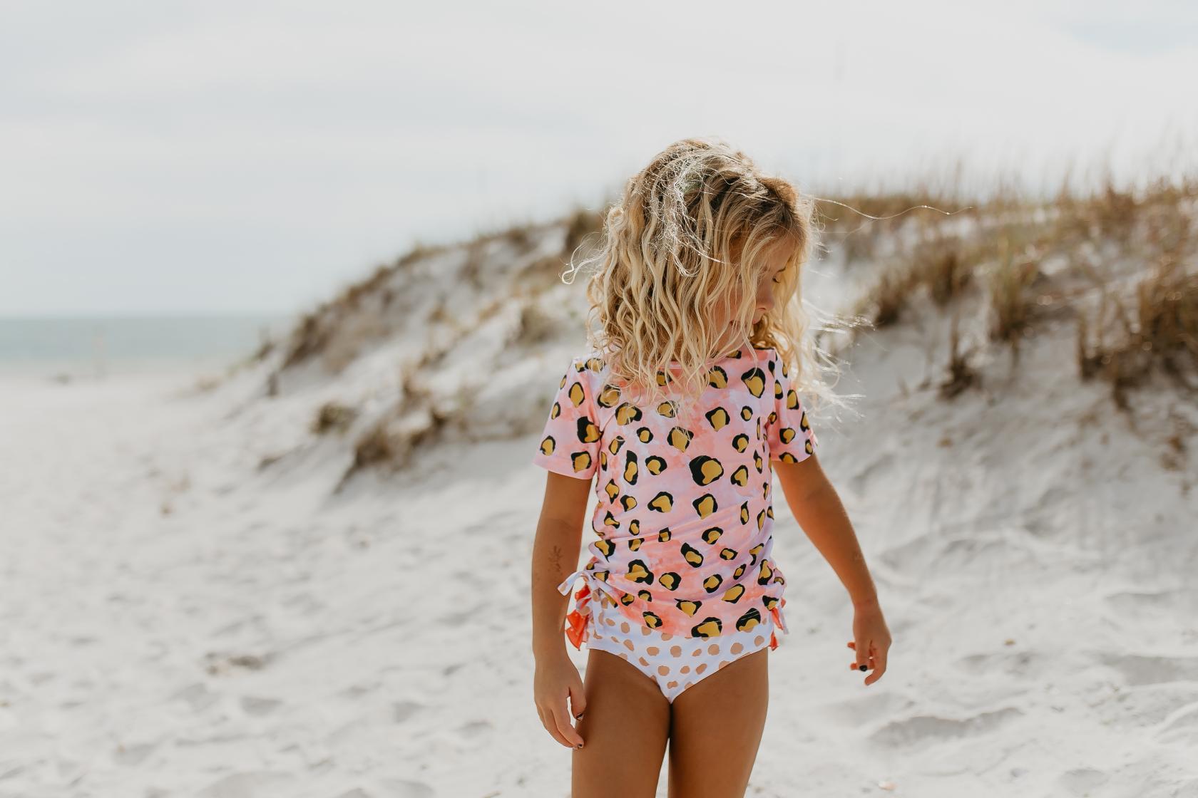 Pink Lep Rash Guard Swimsuit - Blissfully Lavender BoutiqueOopsie Daisy