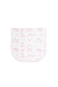 Pink Lone Star Toile Burp Cloth - Blissfully Lavender BoutiqueNella Pima