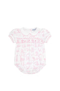 Pink Lone Star Toile Smocked Bubble - Blissfully Lavender BoutiqueNella Pima