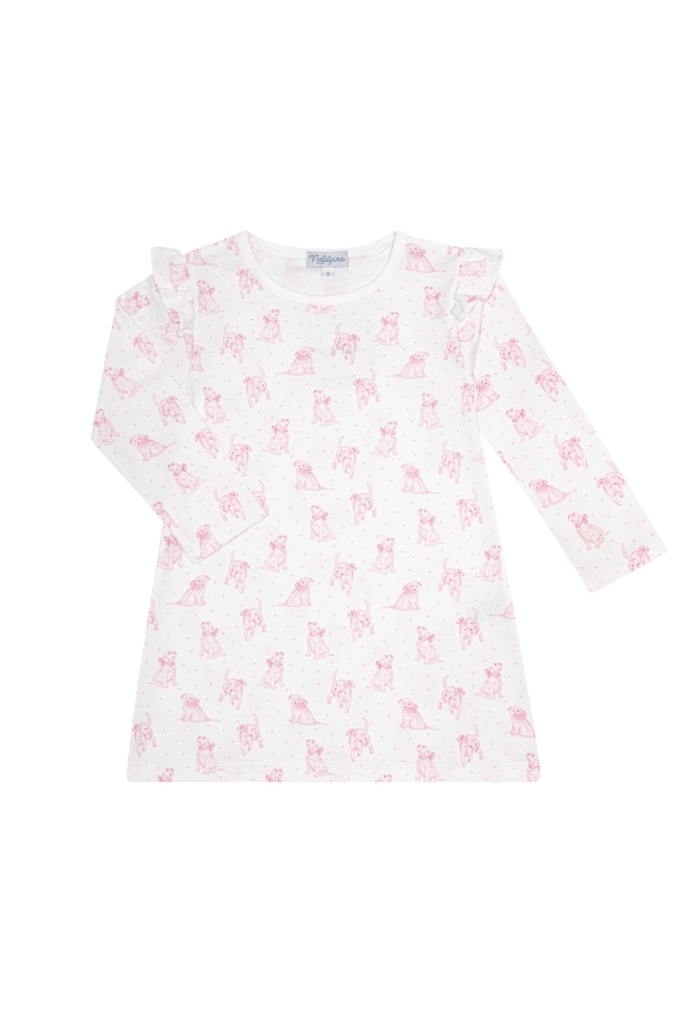 Pink Puppy Love Print Playtime Dress - Blissfully Lavender BoutiqueNella Pima