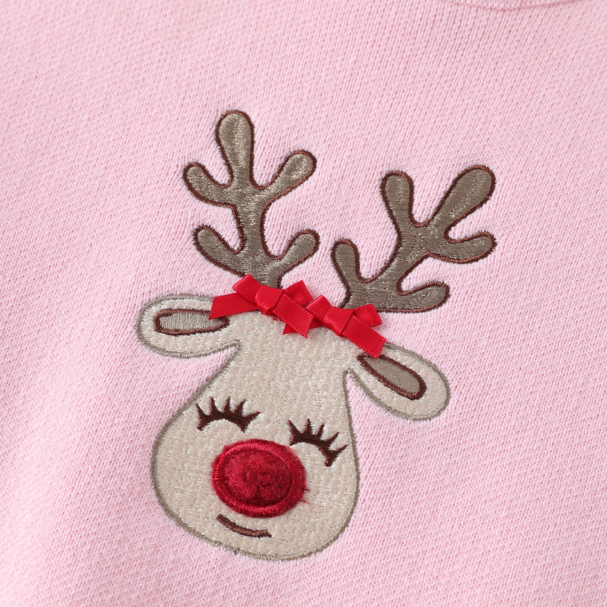 Pink Reindeer Sweater