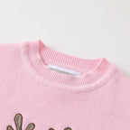 Pink Reindeer Sweater