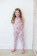 Pink Snacks Bamboo Pajama Set - Blissfully Lavender BoutiqueBlush Lotus