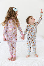 Pink Snacks Bamboo Pajama Set - Blissfully Lavender BoutiqueBlush Lotus