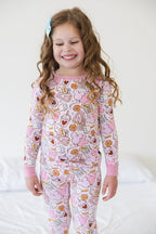 Pink Snacks Bamboo Pajama Set - Blissfully Lavender BoutiqueBlush Lotus