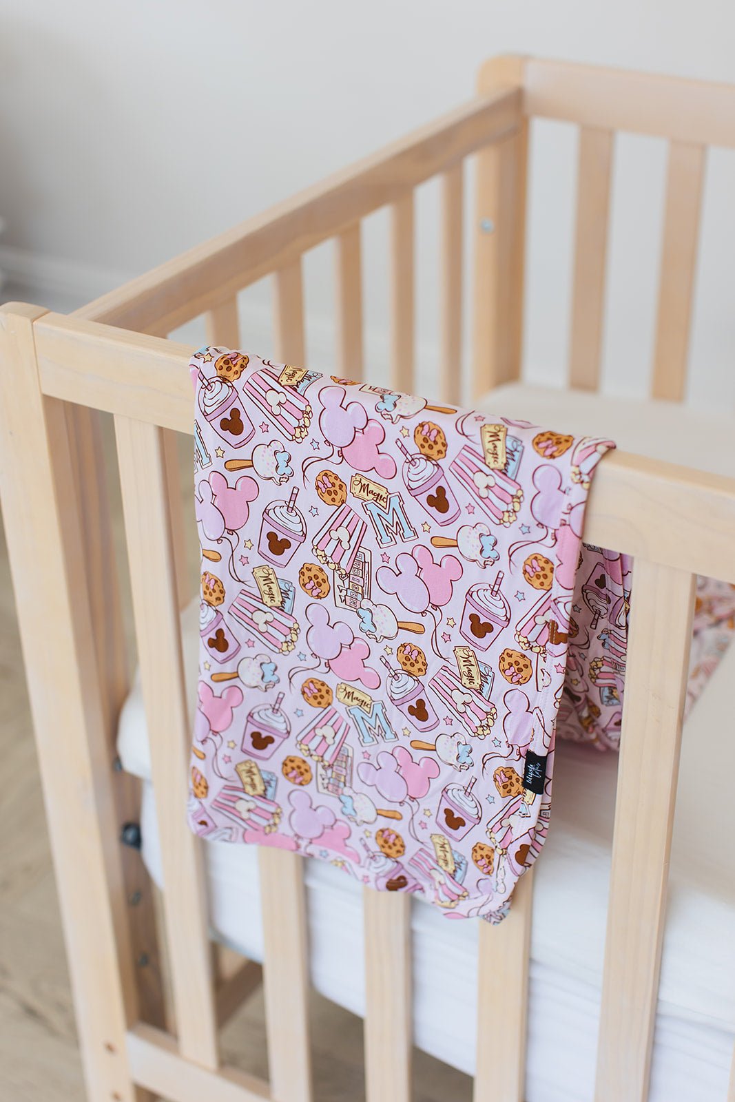 Pink Snacks - Lightweight Blanket - Blissfully Lavender BoutiqueBlush Lotus