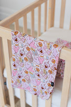 Pink Snacks - Lightweight Blanket - Blissfully Lavender BoutiqueBlush Lotus