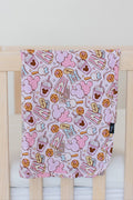 Pink Snacks - Lightweight Blanket - Blissfully Lavender BoutiqueBlush Lotus