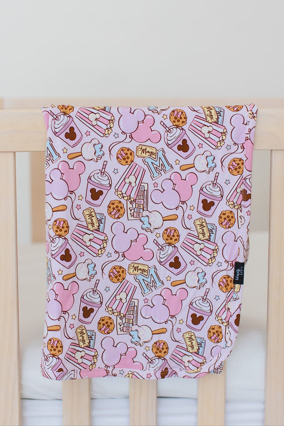 Pink Snacks - Lightweight Blanket - Blissfully Lavender BoutiqueBlush Lotus