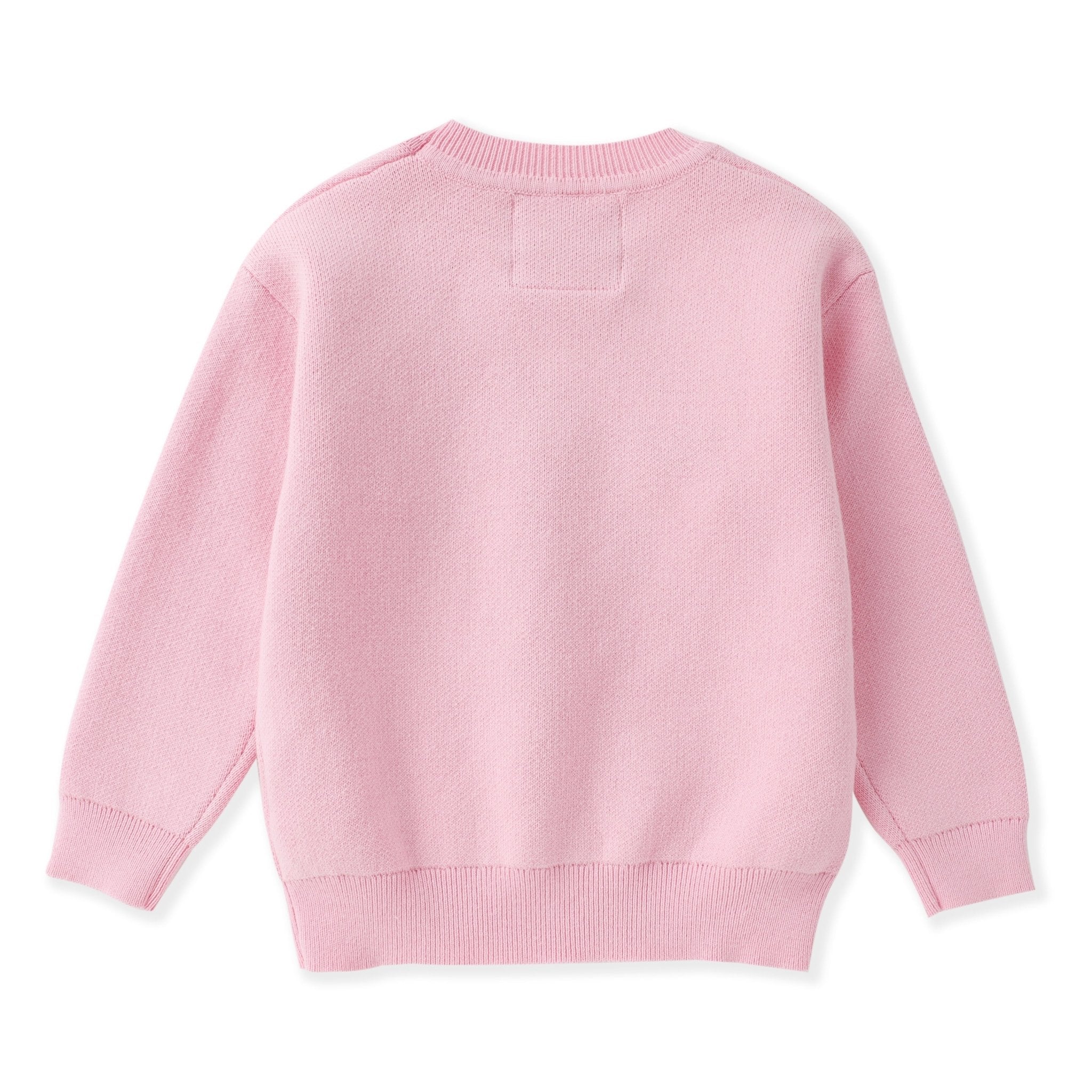 Pink Sparkly Bow Sweater