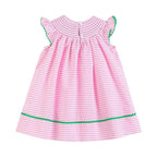 Pink Stripe Smocked Watermelon Dress