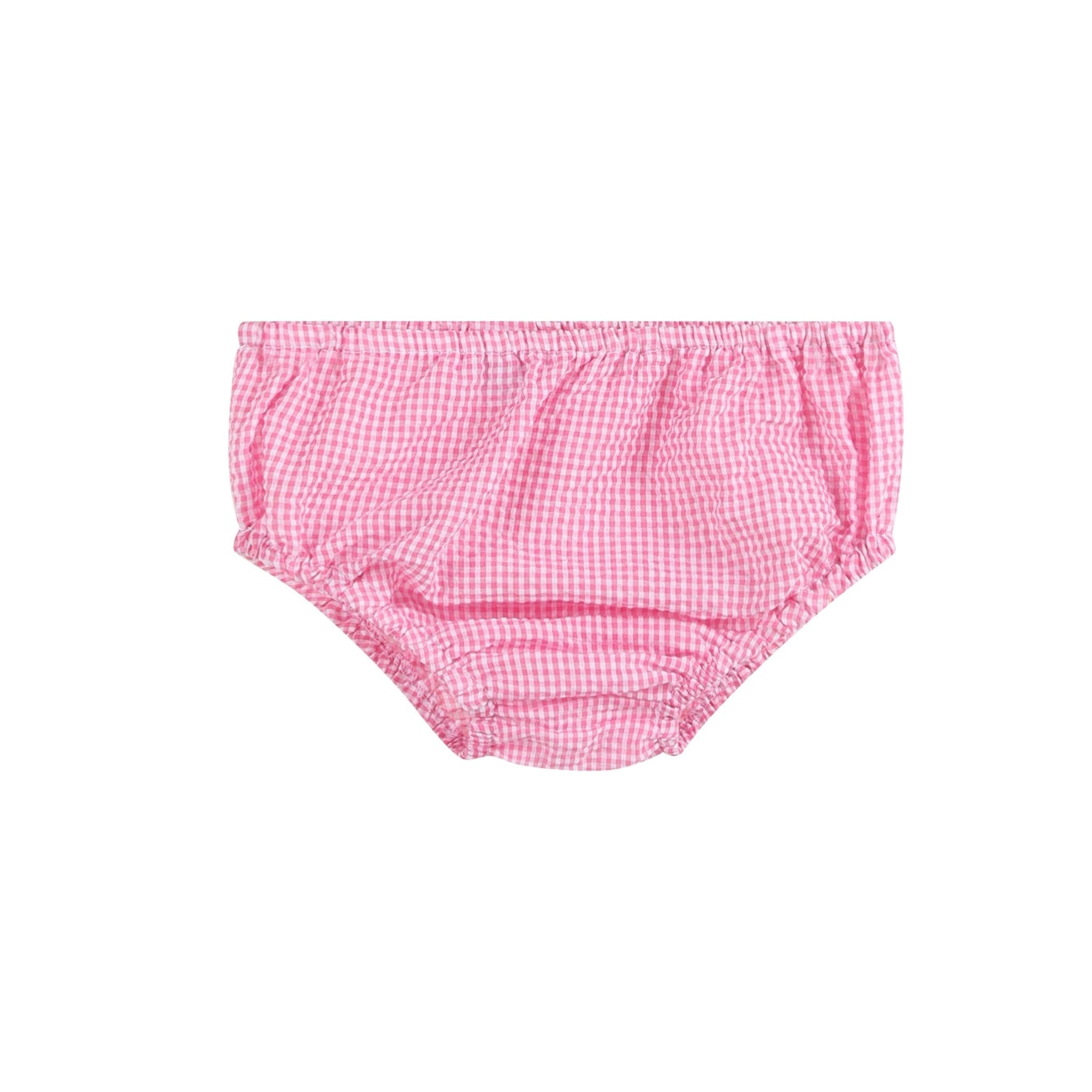 Pink Watermelon Dress with Bloomers