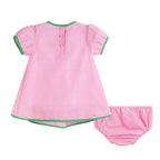 Pink Watermelon Dress with Bloomers
