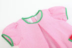 Pink Watermelon Dress with Bloomers