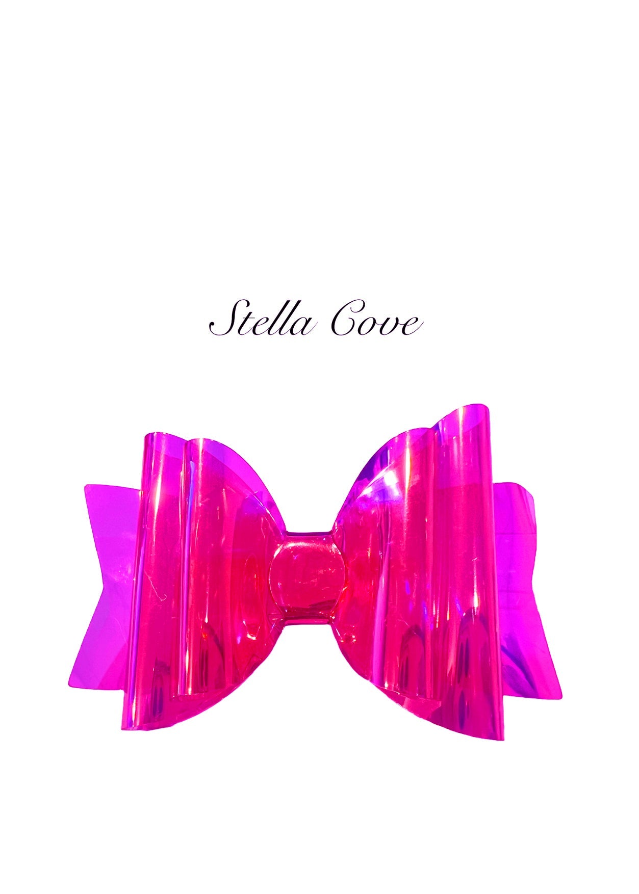 Summer Princess Pink Jelly Hair Bow