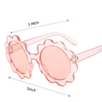 Pink Flower Power Sunglasses