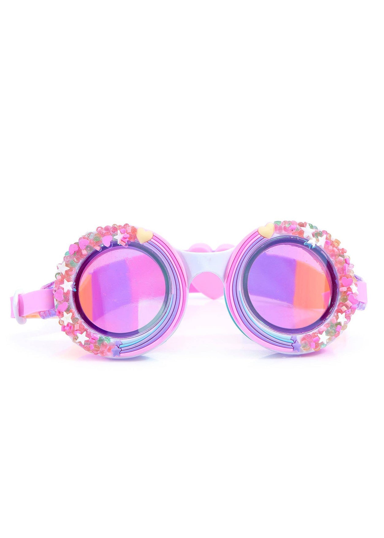 Bright Pink Cupcake Swimming Goggles