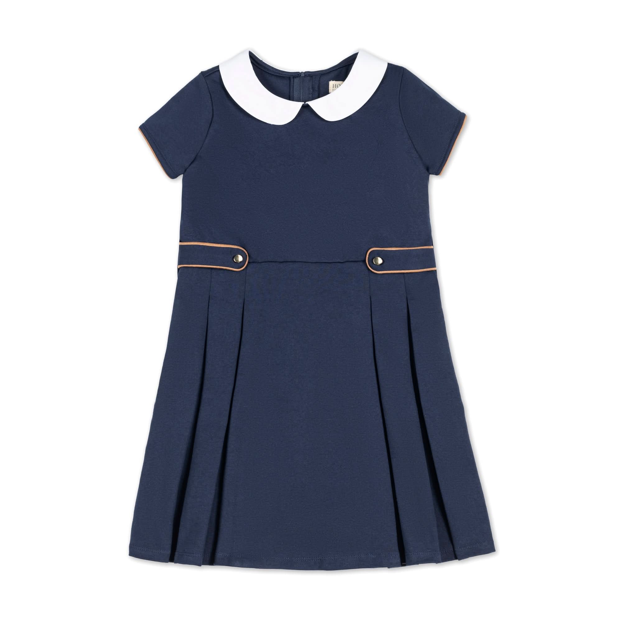 Pleated Ponte Collar Dress - Baby - Blissfully Lavender BoutiqueHope & Henry