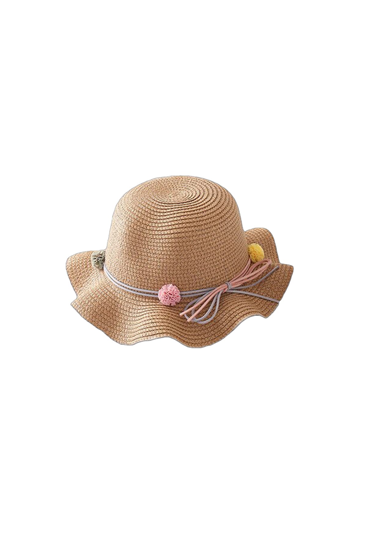 Flower Pom Pom Hat