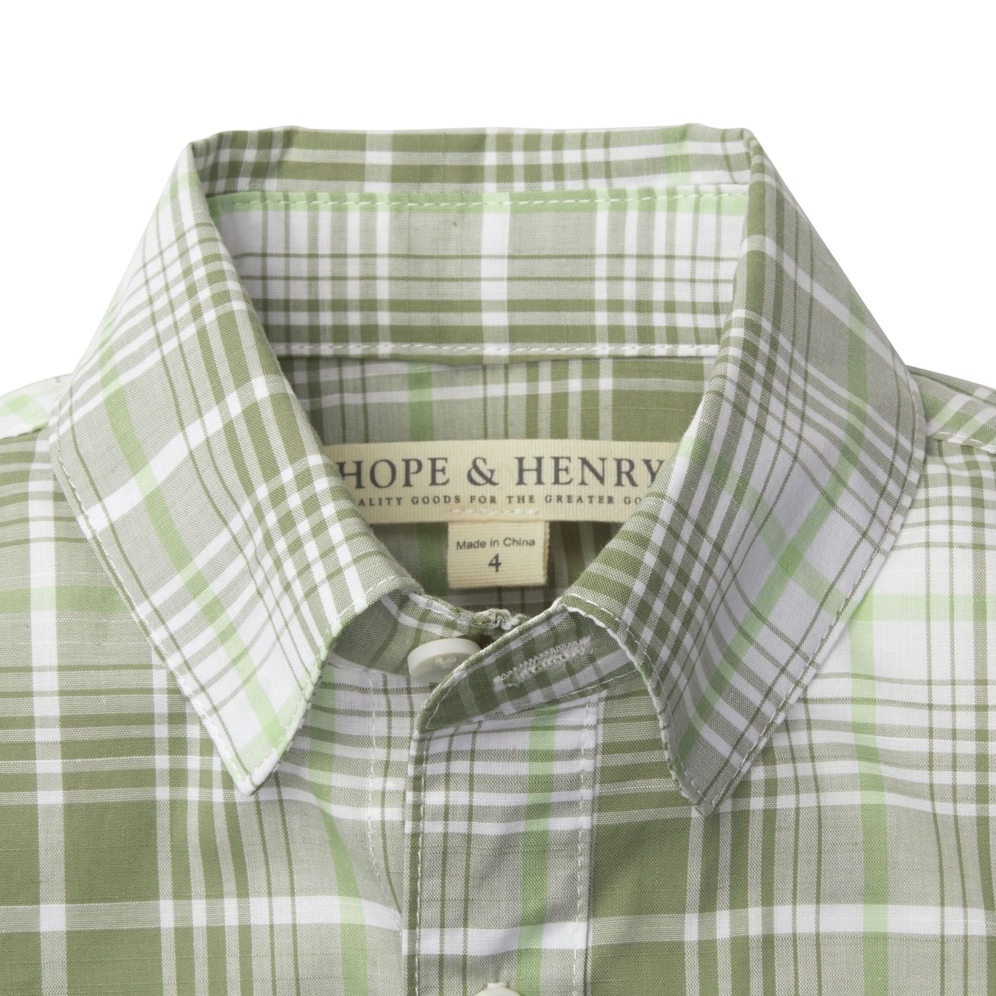 Organic Cotton Poplin Button Down Shirt