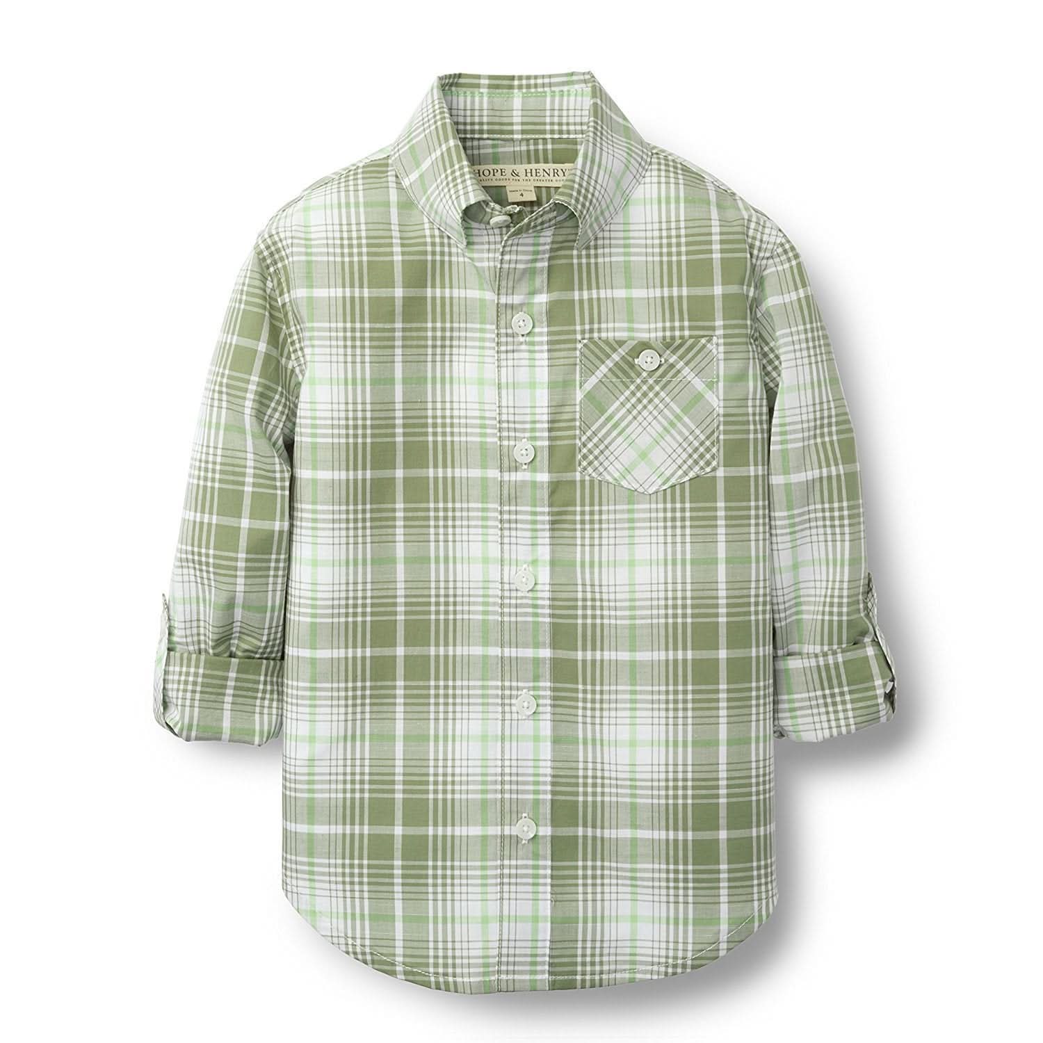 Organic Cotton Poplin Button Down Shirt