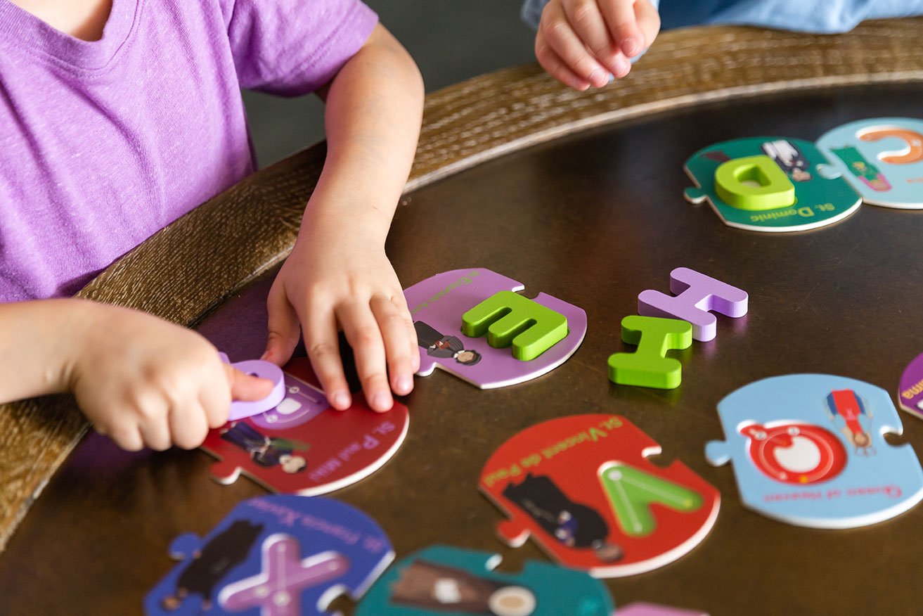 Pray and Play ABC Puzzle - Blissfully Lavender BoutiqueSaintly Heart