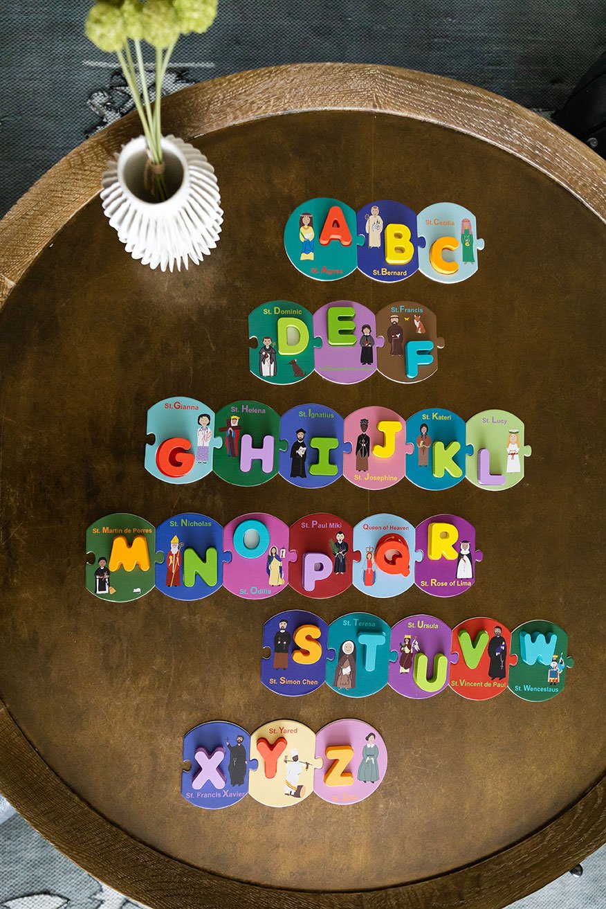 Pray and Play ABC Puzzle - Blissfully Lavender BoutiqueSaintly Heart
