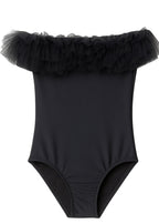 Black Tulle Ballet-Inspired Swimsuit