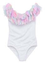 White Unicorn Petals Swimsuit