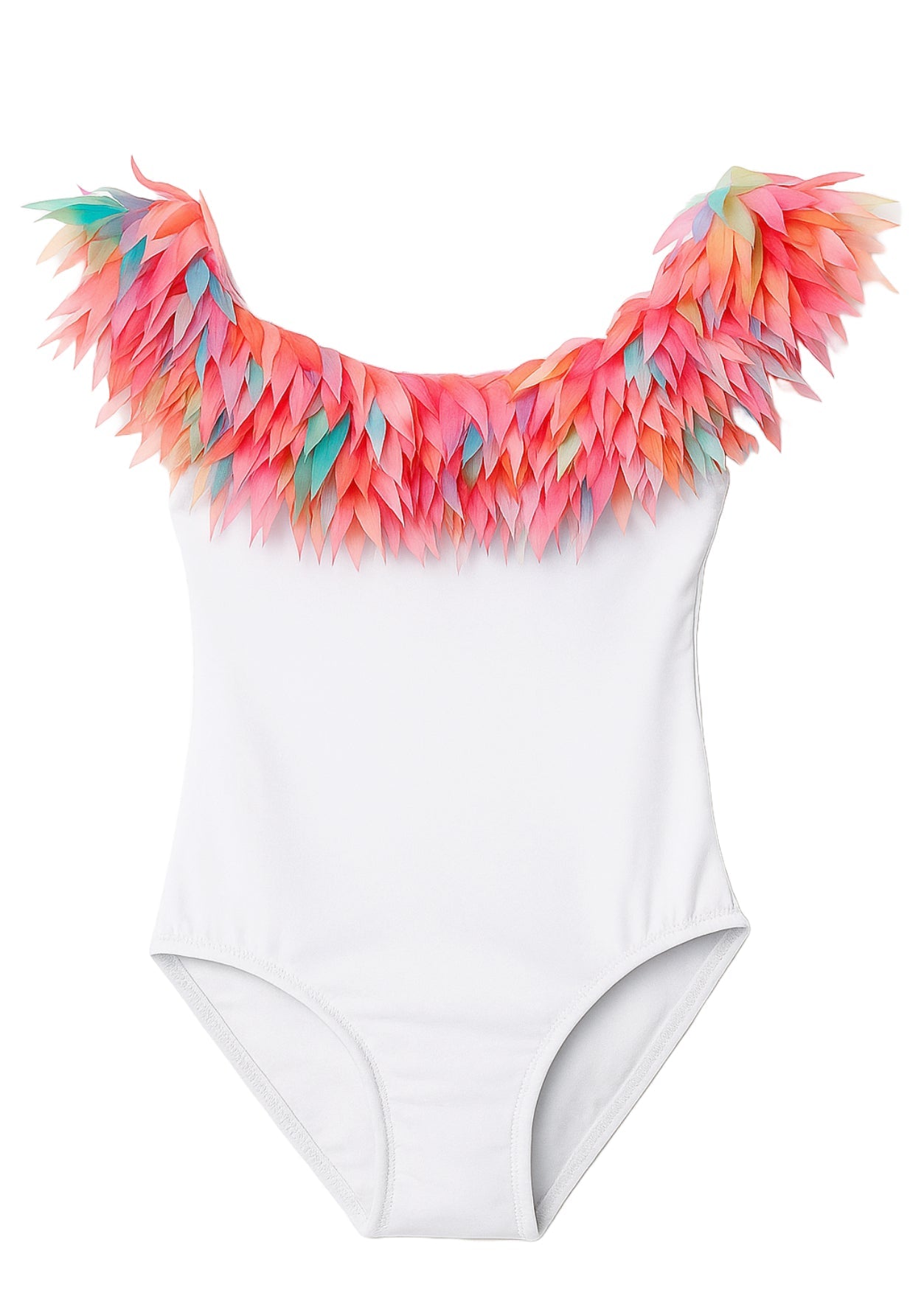 Sugar Skies Petals White One-Piece Swimsuit