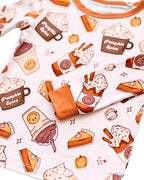 Pumpkin Spice Bamboo Two Piece Pajama Set