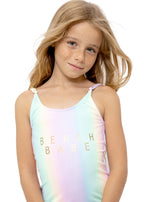 Girls Rainbow One-Piece Swimsuit