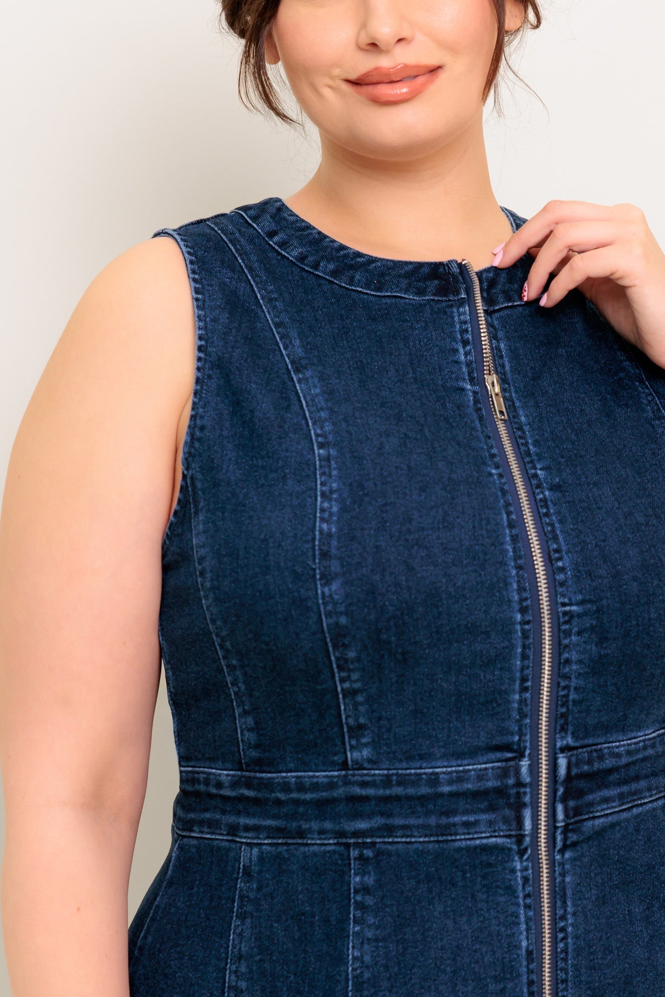 Raw Beauty Denim Midi Dress - Blissfully Lavender BoutiqueFlying Tomato