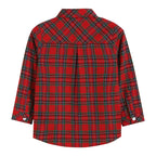 Red & Green Tartan Button-Up