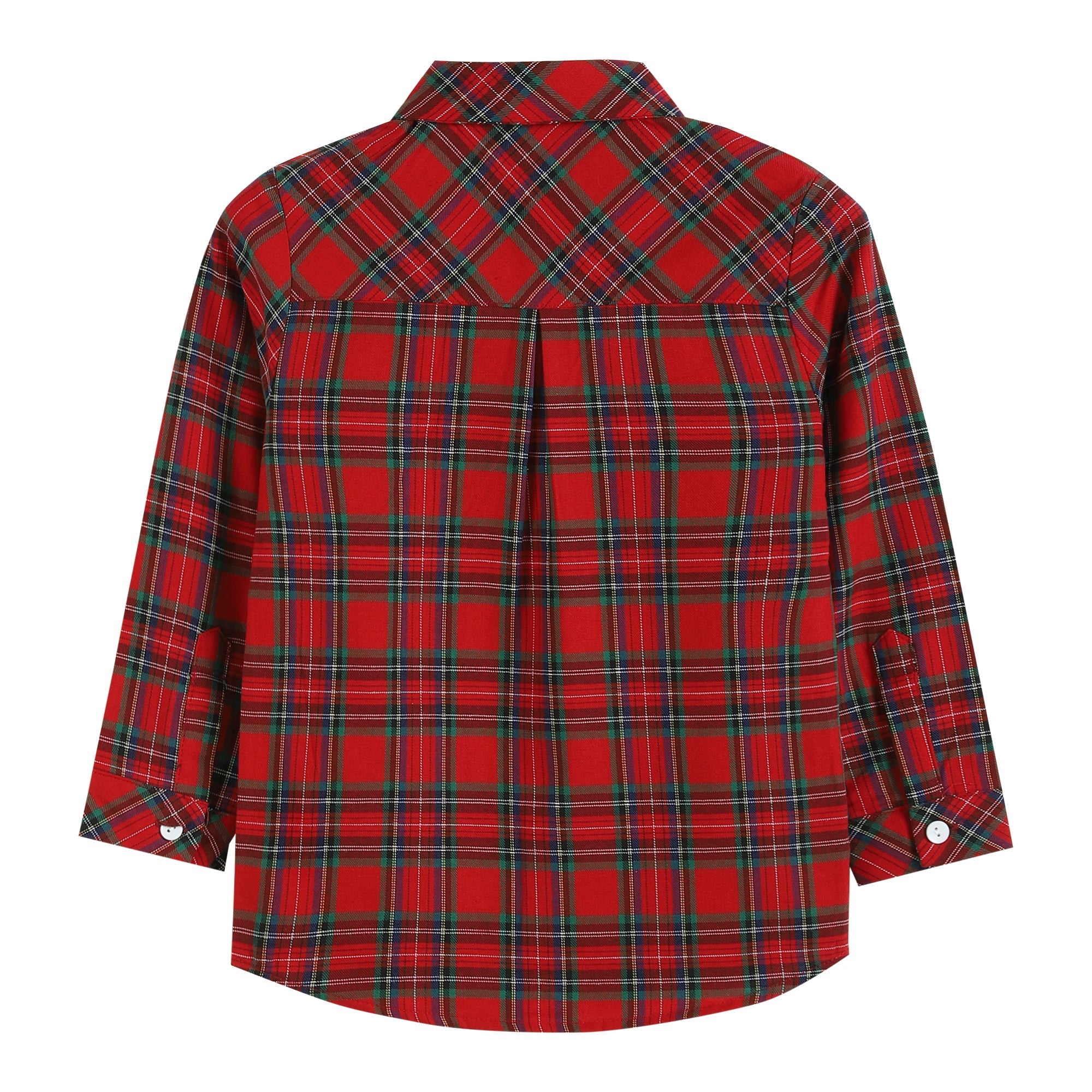 Red & Green Tartan Button-Up
