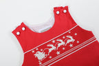 Red Santa Sleigh Overalls