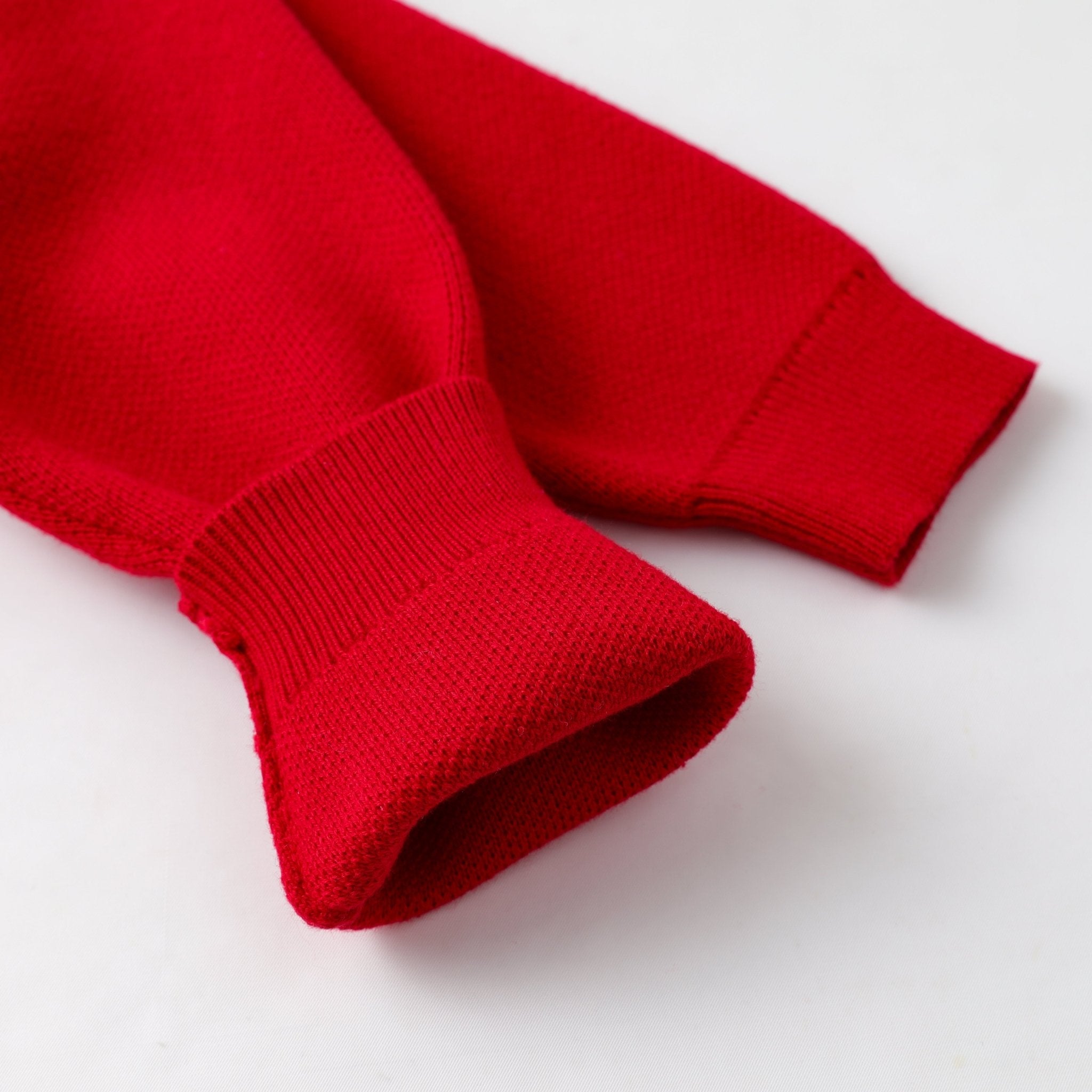 Red Sweater with Glitter Bow