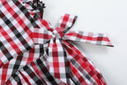 Red White Blue Bow Romper
