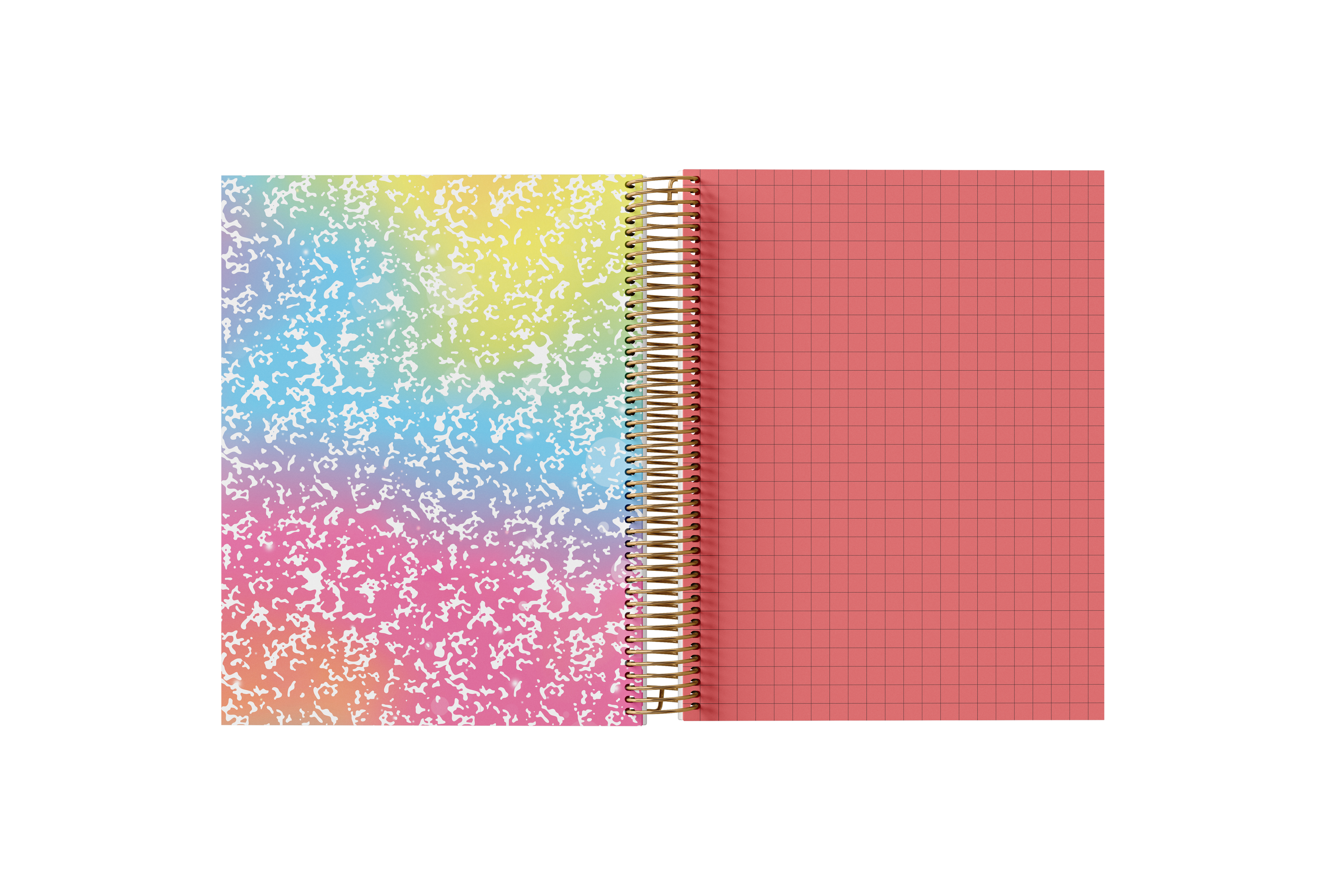 Graph Paper Holographic Notebook by BERTEAU & Co.