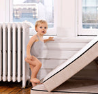 Bamboo Bodysuits – Dusty Blue + White (3 Pack)