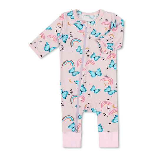 Retro Butterflies Romper - Blissfully Lavender BoutiqueBestaroo
