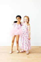 Retro Daydream 3/4 Sleeve Tutu Leotard - Blissfully Lavender BoutiqueMila & Rose ®
