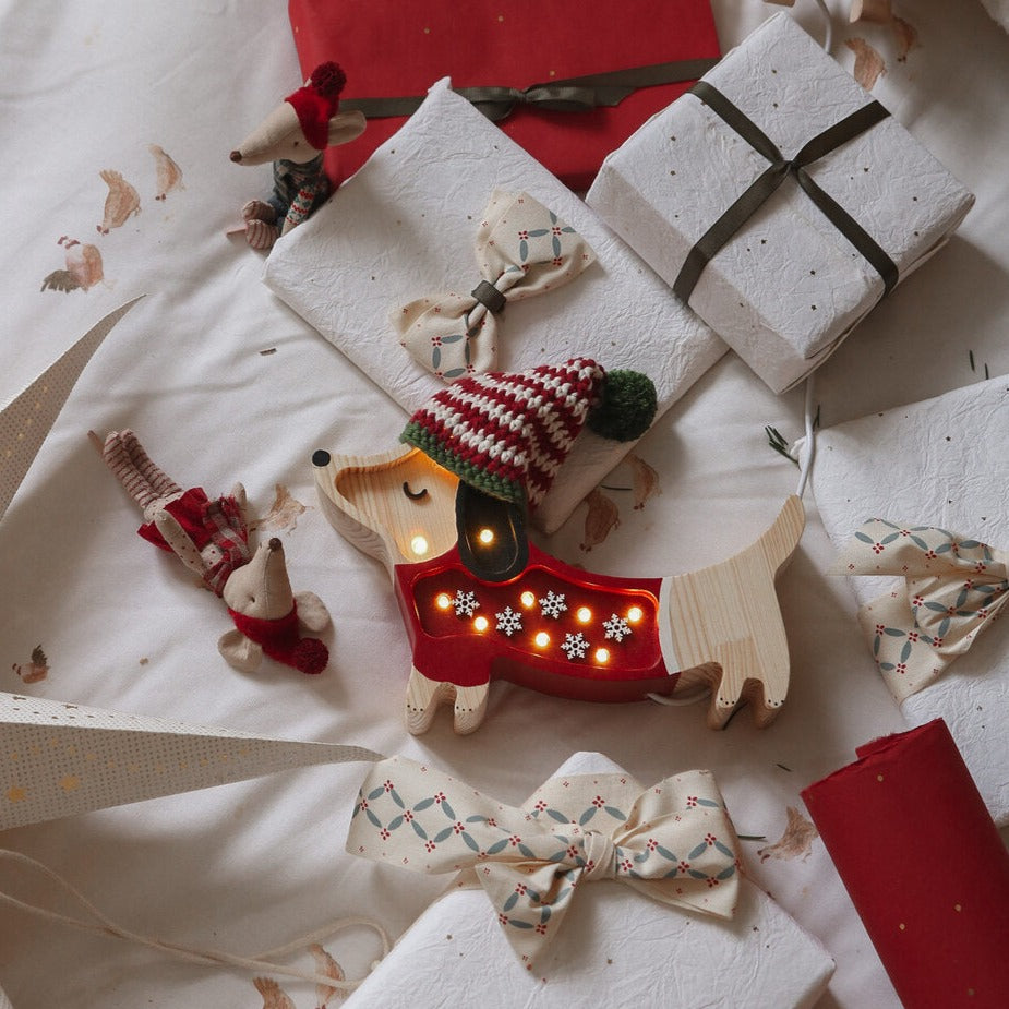 Little Lights Mini Holiday Puppy Lamp (Limited Edition)